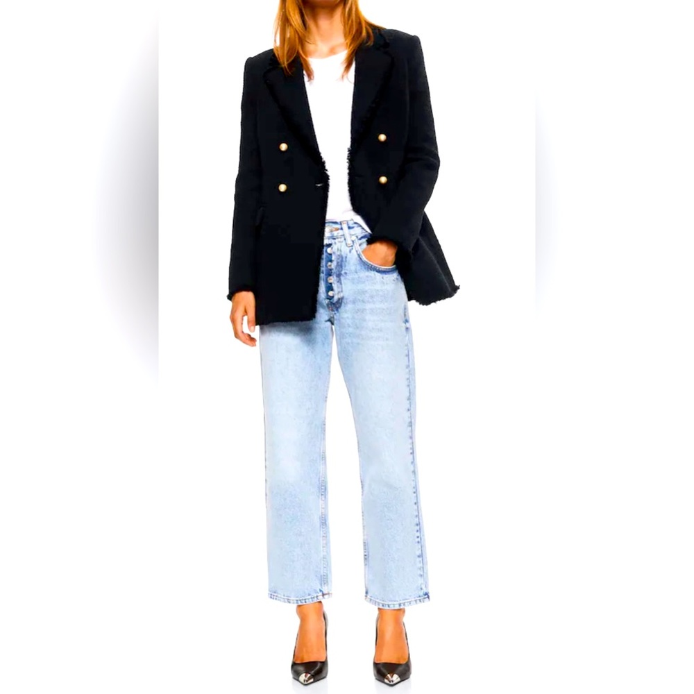 Mango tweed blazer XL